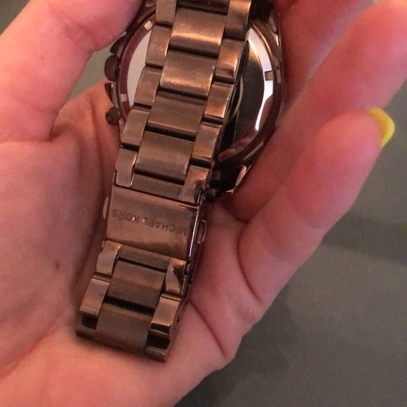 Michael Kors Chocolate Brown Watch - Picture 2 of 3